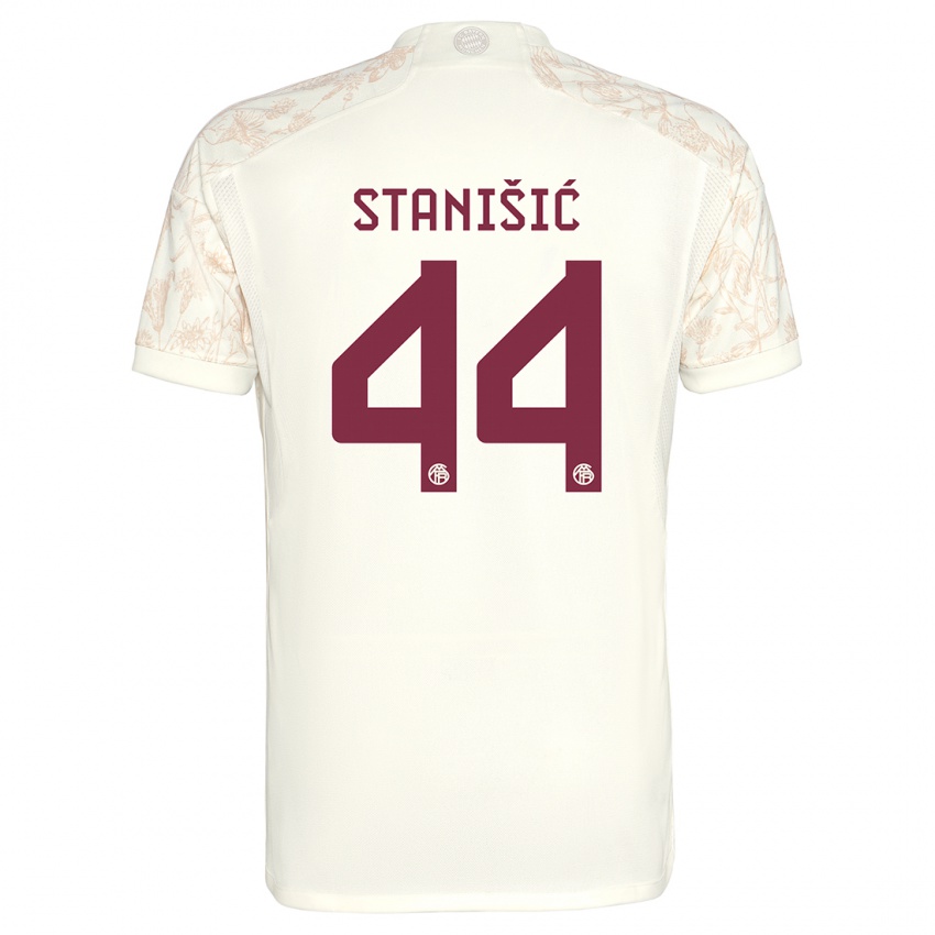 Hombre Camiseta Josip Stanisic #44 Blanquecino Equipación Tercera 2023/24 La Camisa