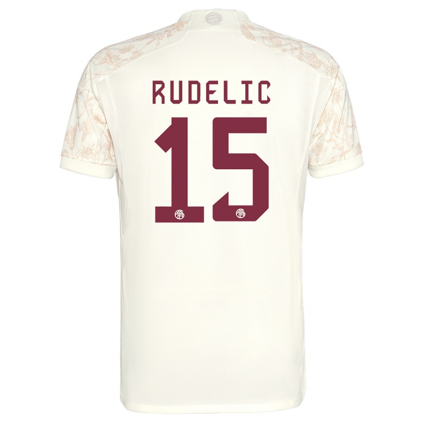 Hombre Camiseta Ivana Rudelic #15 Blanquecino Equipación Tercera 2023/24 La Camisa