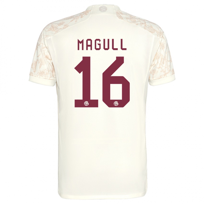 Hombre Camiseta Lina Magull #16 Blanquecino Equipación Tercera 2023/24 La Camisa