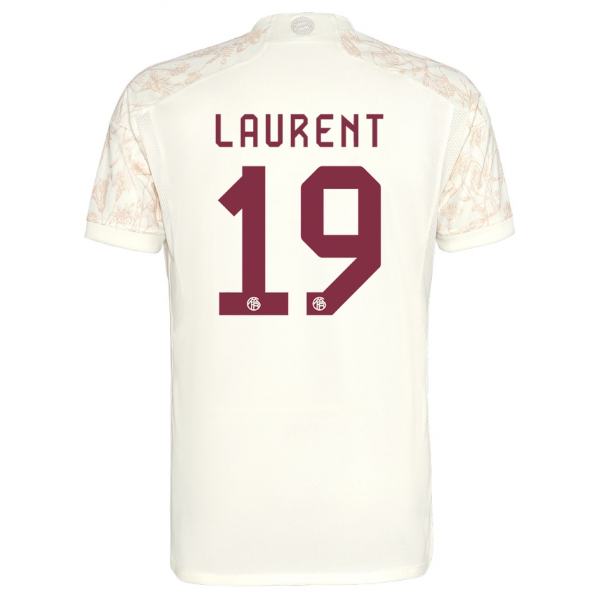 Hombre Camiseta Emelyne Laurent #19 Blanquecino Equipación Tercera 2023/24 La Camisa