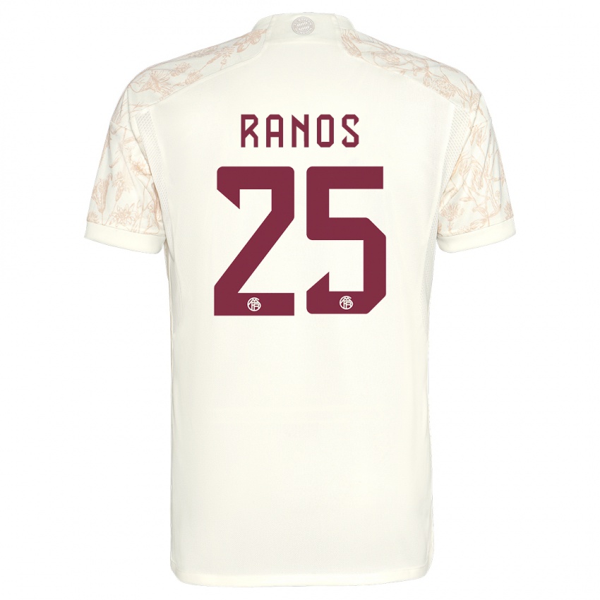 Hombre Camiseta Grant-Leon Ranos #25 Blanquecino Equipación Tercera 2023/24 La Camisa
