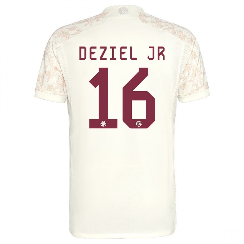 Hombre Camiseta Robert Deziel Jr #16 Blanquecino Equipación Tercera 2023/24 La Camisa