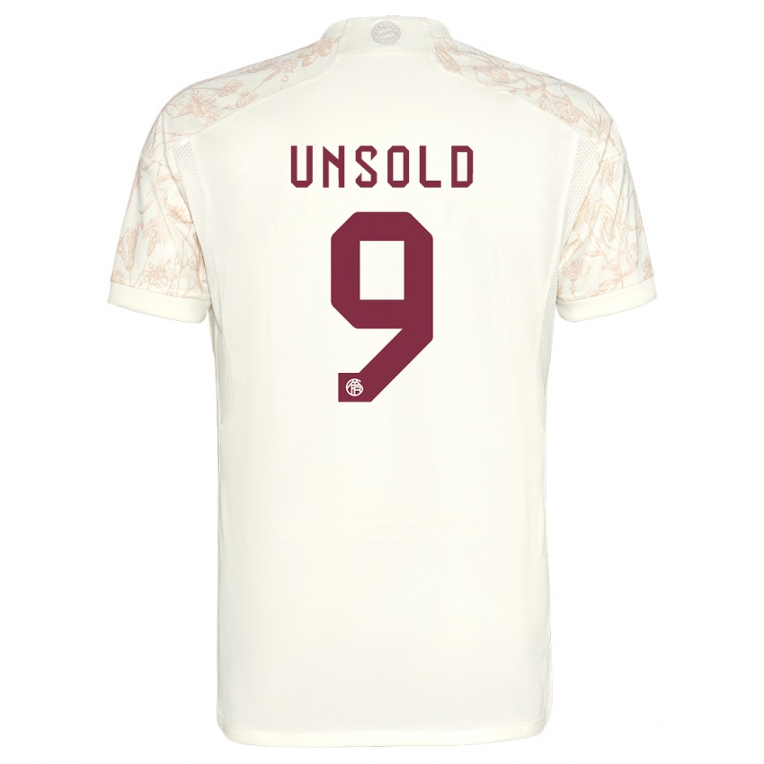 Hombre Camiseta Samuel Unsold #9 Blanquecino Equipación Tercera 2023/24 La Camisa
