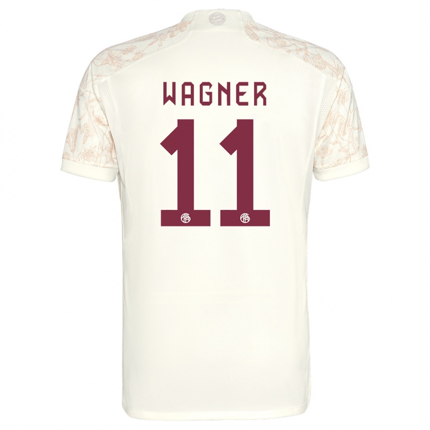 Hombre Camiseta Ricardo Wagner #11 Blanquecino Equipación Tercera 2023/24 La Camisa