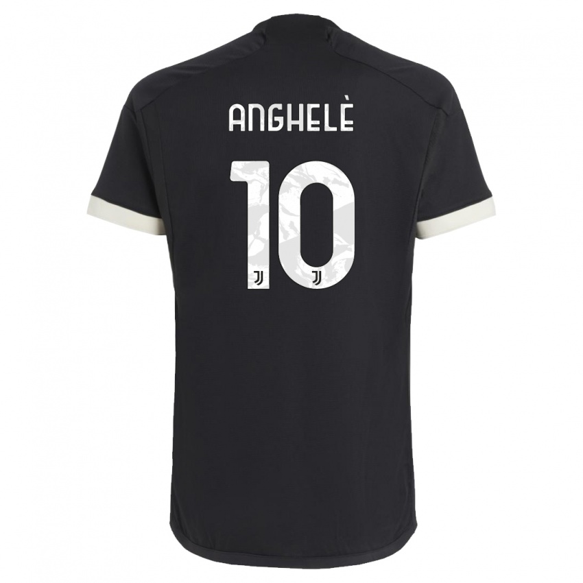 Hombre Camiseta Lorenzo Anghelè #10 Negro Equipación Tercera 2023/24 La Camisa
