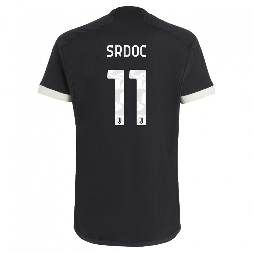 Hombre Camiseta Ivano Srdoc #11 Negro Equipación Tercera 2023/24 La Camisa