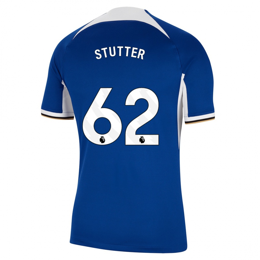 Mujer Camiseta Ronnie Stutter #62 Azul 1ª Equipación 2023/24 La Camisa
