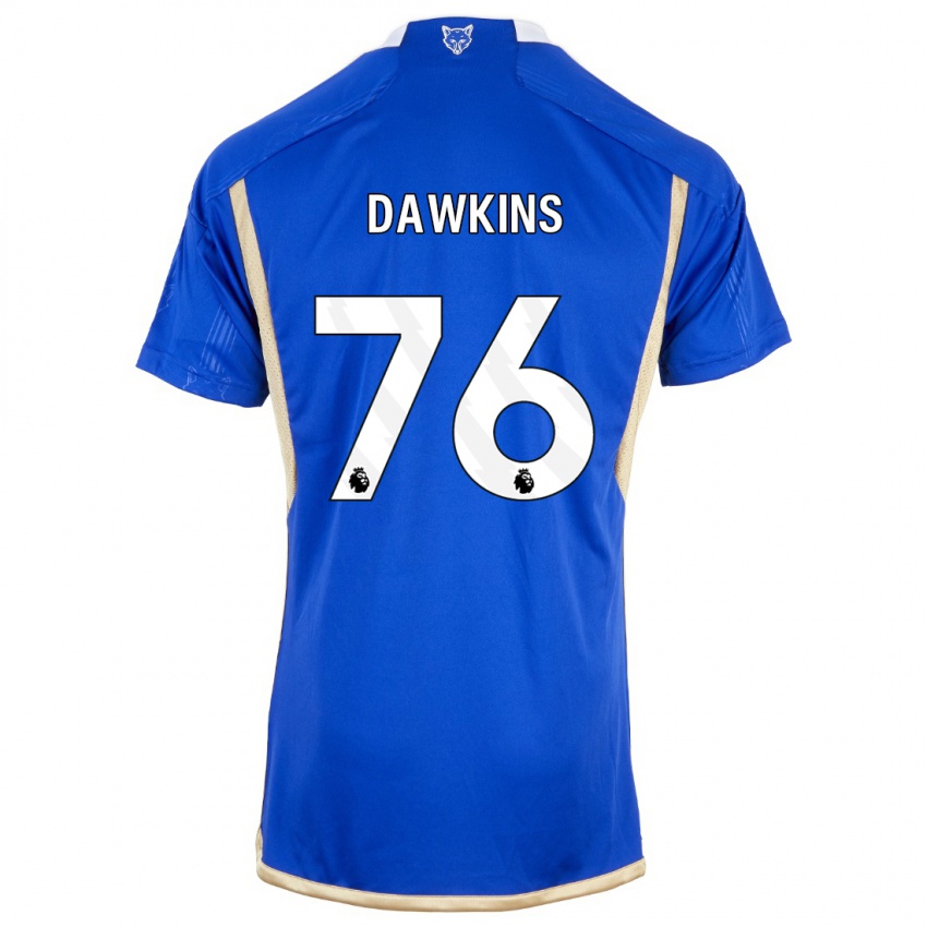 Mujer Camiseta Kartell Dawkins #76 Azul Real 1ª Equipación 2023/24 La Camisa