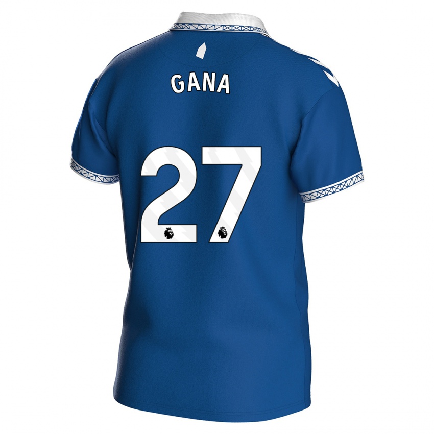Mujer Camiseta Idrissa Gueye #27 Azul Real 1ª Equipación 2023/24 La Camisa