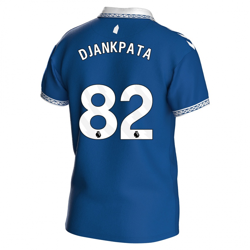 Mujer Camiseta Halid Djankpata #82 Azul Real 1ª Equipación 2023/24 La Camisa