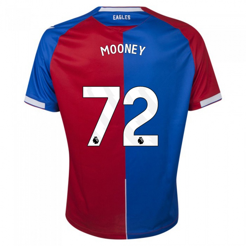 Mujer Camiseta Fionn Mooney #72 Rojo Azul 1ª Equipación 2023/24 La Camisa