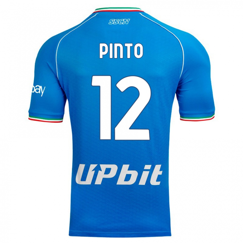 Mujer Camiseta Ciro Pinto #12 Cielo Azul 1ª Equipación 2023/24 La Camisa