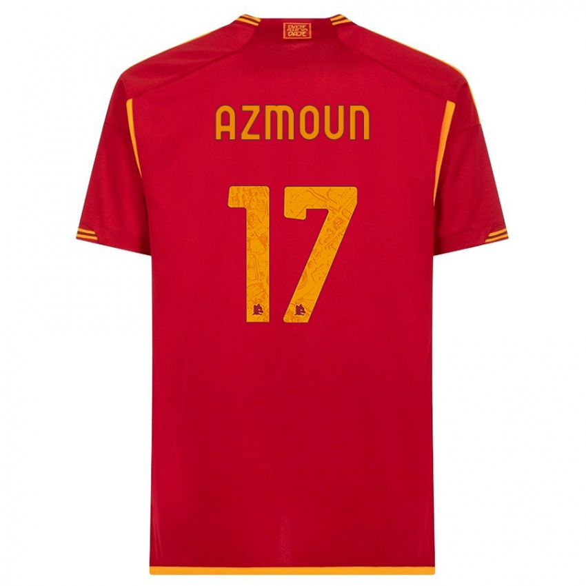 Mujer Camiseta Sardar Azmoun #17 Rojo 1ª Equipación 2023/24 La Camisa