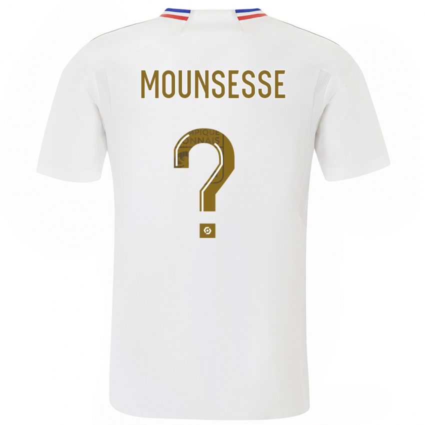Mujer Camiseta Jeremy Mounsesse #0 Blanco 1ª Equipación 2023/24 La Camisa