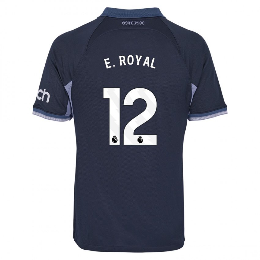Mujer Camiseta Emerson Royal #12 Azul Oscuro 2ª Equipación 2023/24 La Camisa