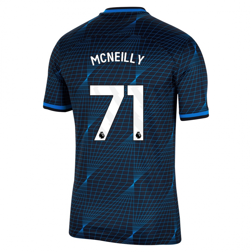 Mujer Camiseta Donnell Mcneilly #71 Azul Oscuro 2ª Equipación 2023/24 La Camisa