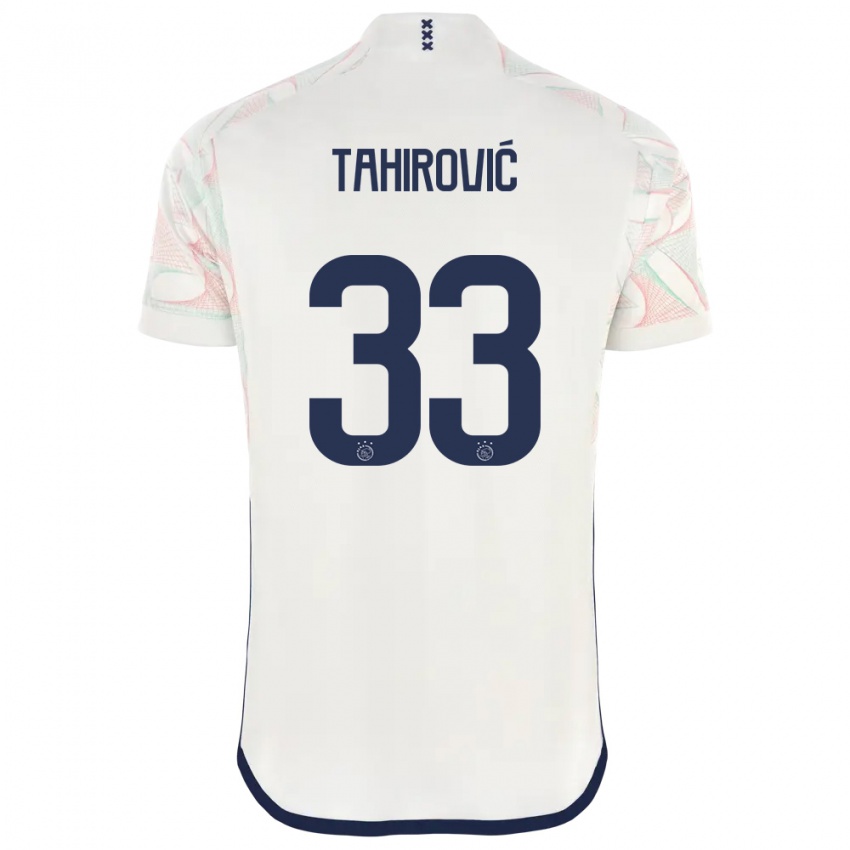 Mujer Camiseta Benjamin Tahirovic #33 Blanco 2ª Equipación 2023/24 La Camisa