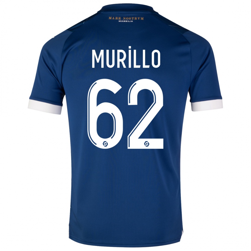 Mujer Camiseta Amir Murillo #62 Azul Oscuro 2ª Equipación 2023/24 La Camisa
