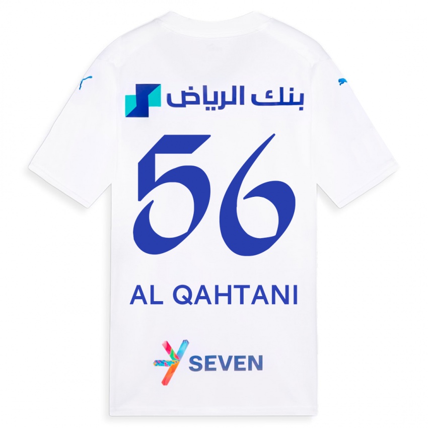 Mujer Camiseta Mohammed Al-Qahtani #56 Blanco 2ª Equipación 2023/24 La Camisa