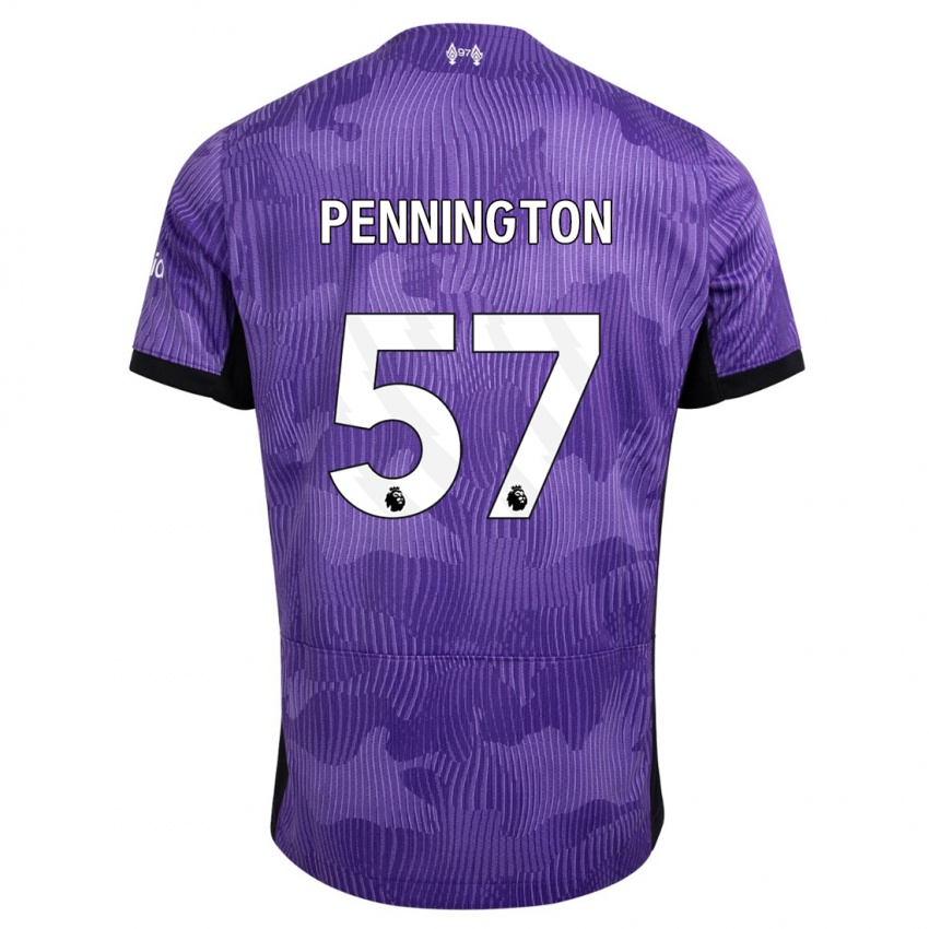 Mujer Camiseta Cody Pennington #57 Púrpura Equipación Tercera 2023/24 La Camisa