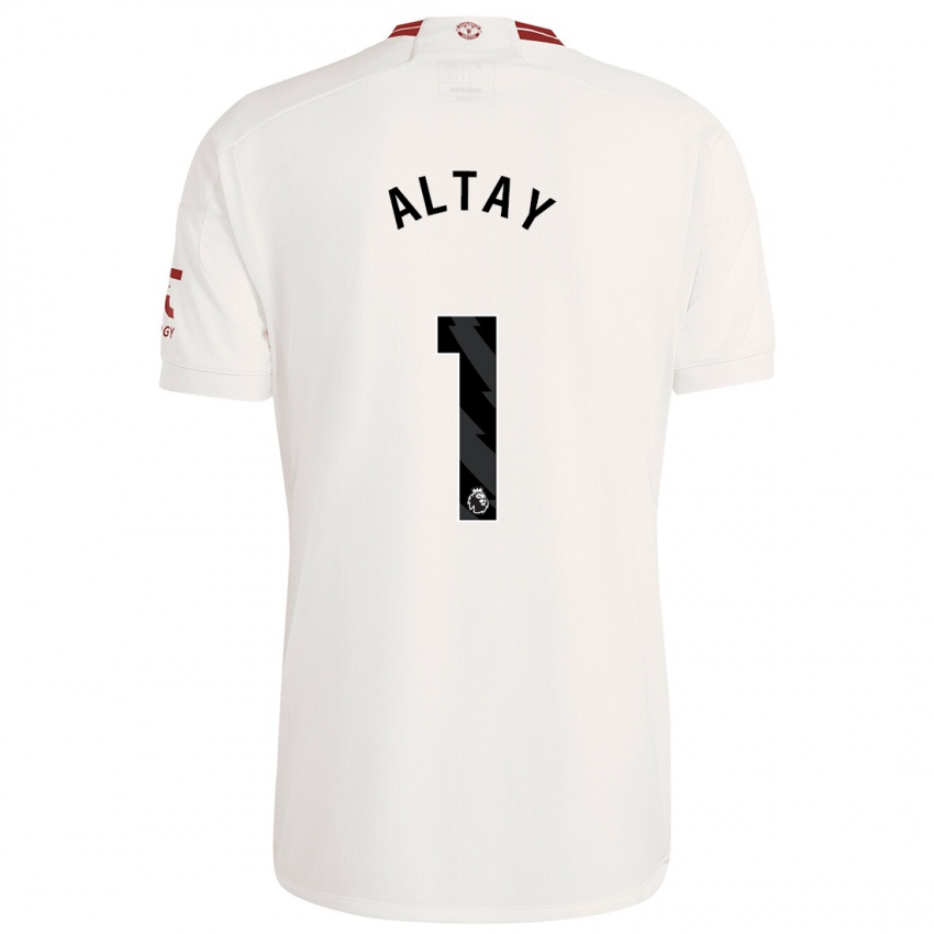 Mujer Camiseta Altay Bayindir #1 Blanco Equipación Tercera 2023/24 La Camisa