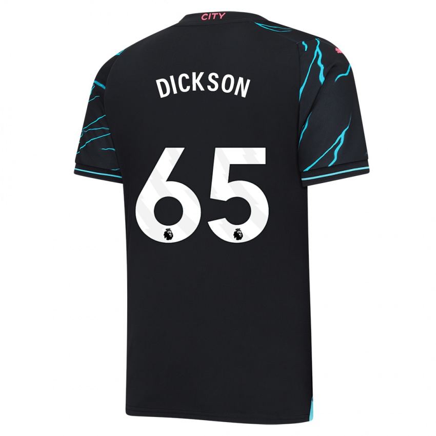 Mujer Camiseta Will Dickson #65 Azul Oscuro Equipación Tercera 2023/24 La Camisa