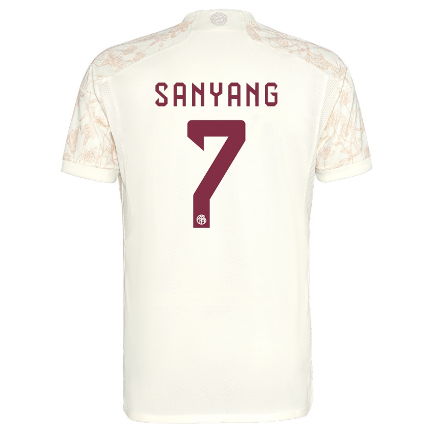 Mujer Camiseta Mamin Sanyang #7 Blanquecino Equipación Tercera 2023/24 La Camisa