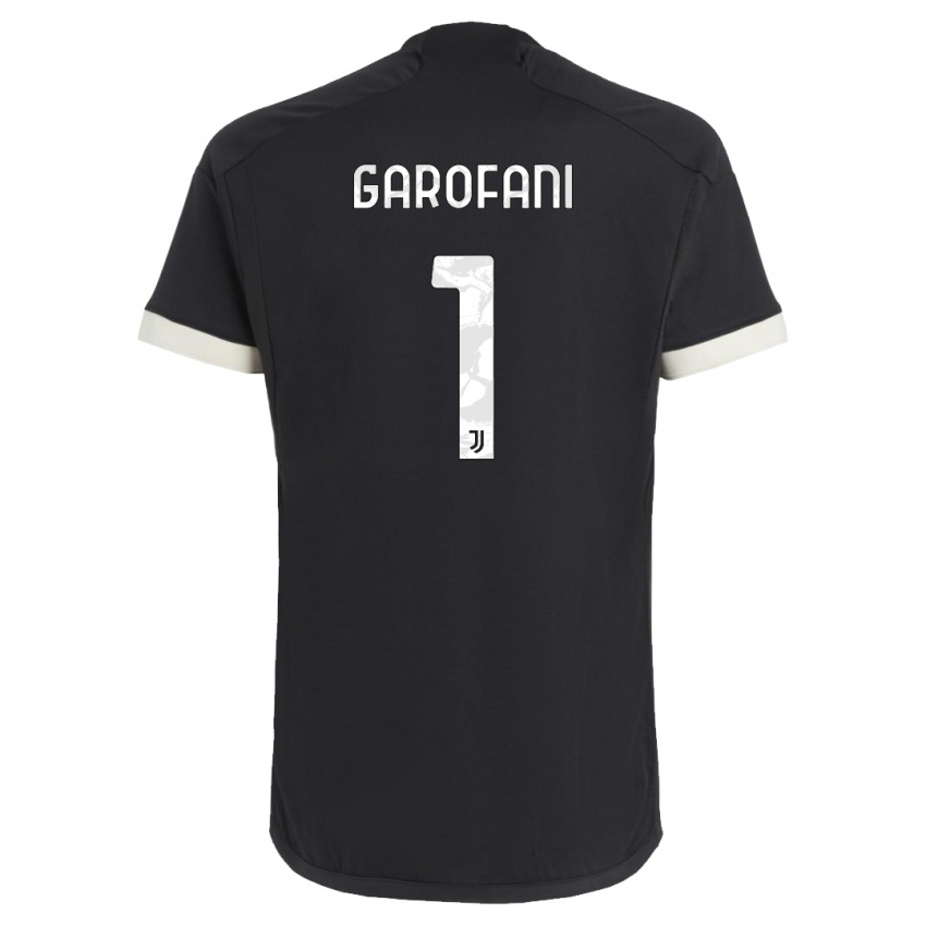 Mujer Camiseta Giovanni Garofani #1 Negro Equipación Tercera 2023/24 La Camisa