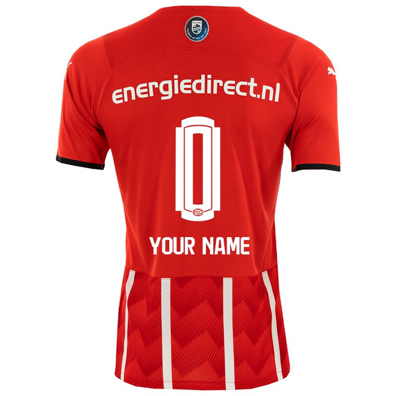 Niño Camiseta Tu Nombre #0 Rojo 1ª Equipación 2021/22 La Camisa Z8
