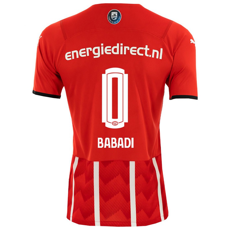 Niño Camiseta Isaac Babadi #0 Rojo 1ª Equipación 2021/22 La Camisa Z12