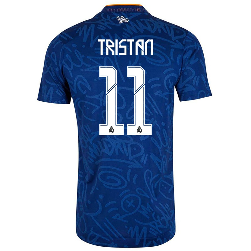 Niño Camiseta Vukcevic Tristan #11 Azul Oscuro 2ª Equipación 2021/22 La Camisa Z151