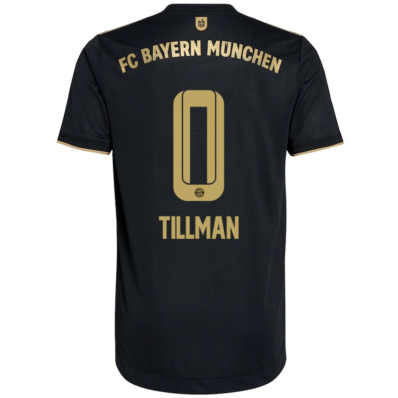 Niño Camiseta Malik Tillman #0 Negro 2ª Equipación 2021/22 La Camisa Z170