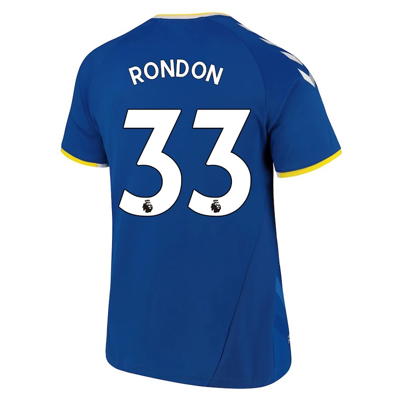 Niño Camiseta Salomon Rondon #33 Azul Real 1ª Equipación 2021/22 La Camisa