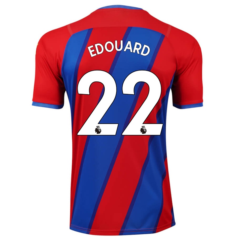 Niño Camiseta Odsonne Edouard #22 Azul Real 1ª Equipación 2021/22 La Camisa