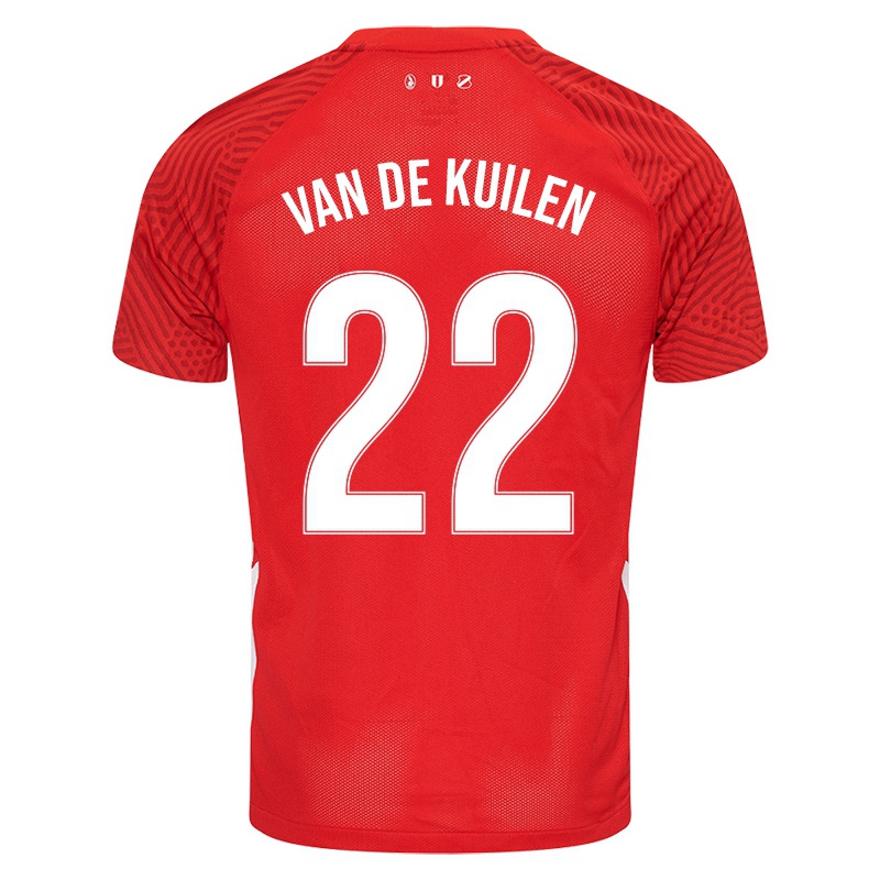 Niño Camiseta Franca Van De Kuilen #22 Rojo 1ª Equipación 2021/22 La Camisa