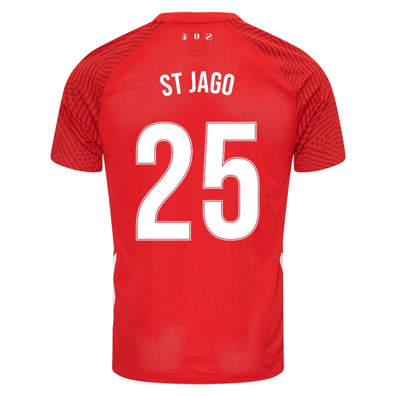 Niño Camiseta Tommy St. Jago #25 Rojo 1ª Equipación 2021/22 La Camisa