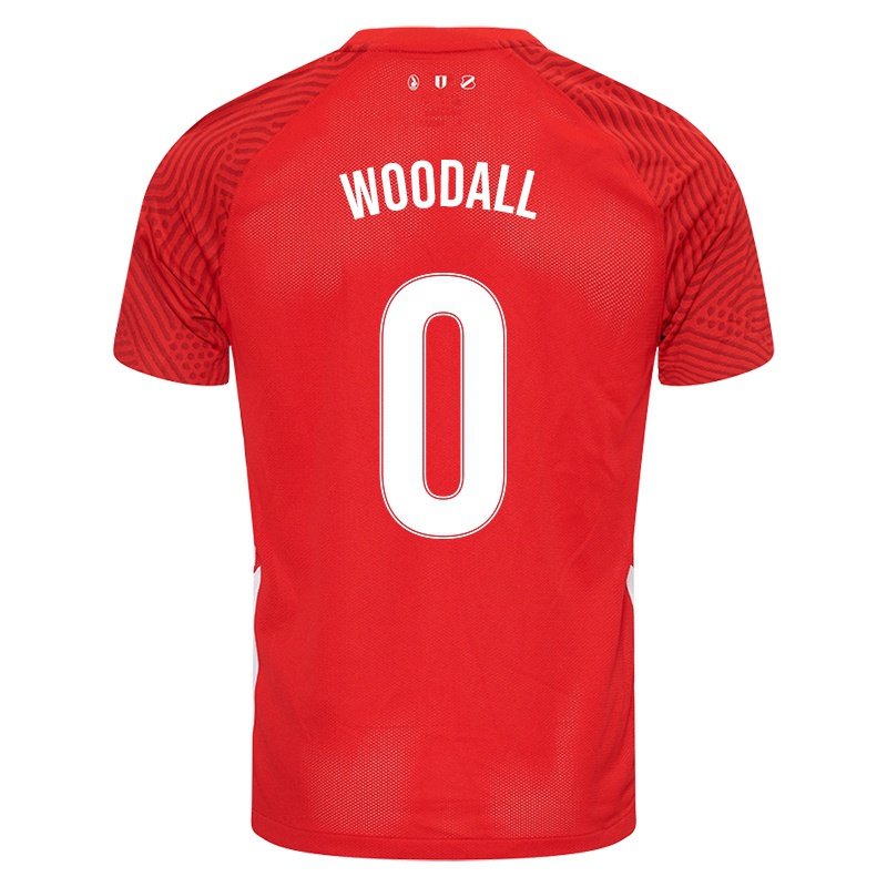Niño Camiseta Roman Woodall #0 Rojo 1ª Equipación 2021/22 La Camisa
