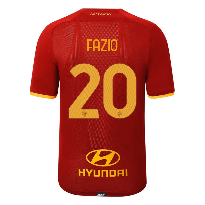 Niño Camiseta Federico Fazio #20 Rojo 1ª Equipación 2021/22 La Camisa
