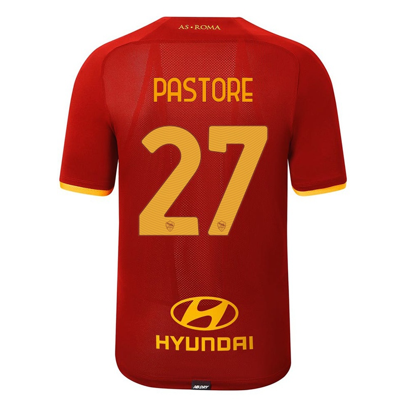 Niño Camiseta Javier Pastore #27 Rojo 1ª Equipación 2021/22 La Camisa
