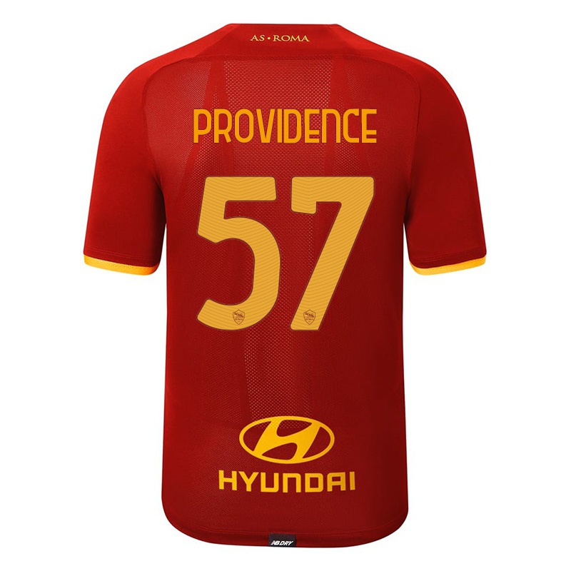 Niño Camiseta Ruben Providence #57 Rojo 1ª Equipación 2021/22 La Camisa