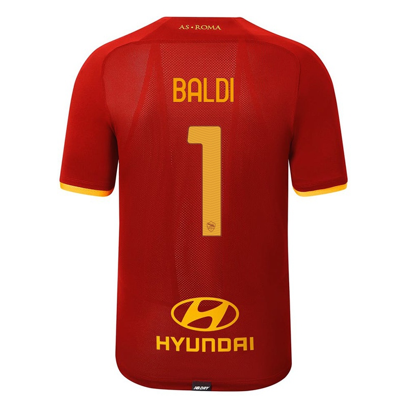 Niño Camiseta Rachele Baldi #1 Rojo 1ª Equipación 2021/22 La Camisa