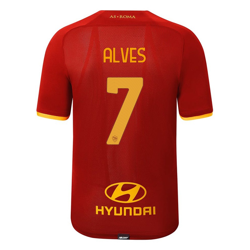 Niño Camiseta Andressa Alves #7 Rojo 1ª Equipación 2021/22 La Camisa