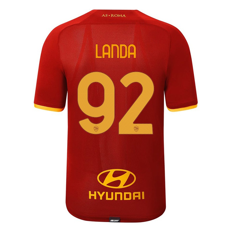 Niño Camiseta Serena Landa #92 Rojo 1ª Equipación 2021/22 La Camisa