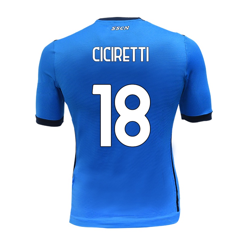 Niño Camiseta Amato Ciciretti #18 Azul 1ª Equipación 2021/22 La Camisa