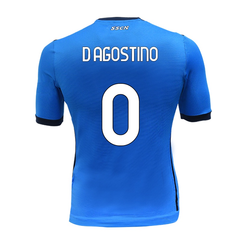 Niño Camiseta Giuseppe D'agostino #0 Azul 1ª Equipación 2021/22 La Camisa