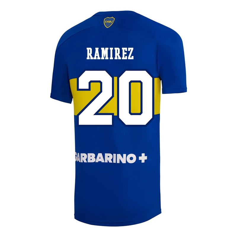 Niño Camiseta Juan Ramirez #20 Azul Real 1ª Equipación 2021/22 La Camisa