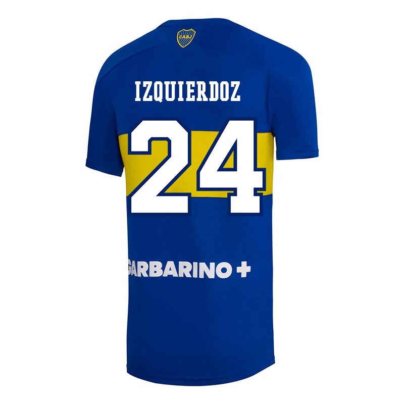 Niño Camiseta Carlos Izquierdoz #24 Azul Real 1ª Equipación 2021/22 La Camisa