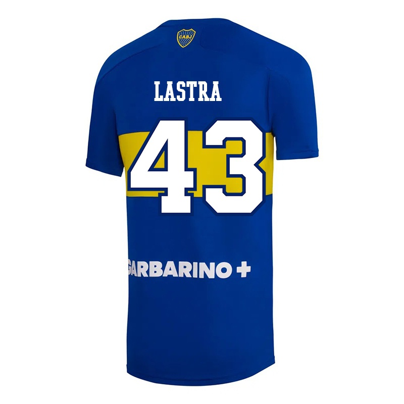 Niño Camiseta Agustin Lastra #43 Azul Real 1ª Equipación 2021/22 La Camisa