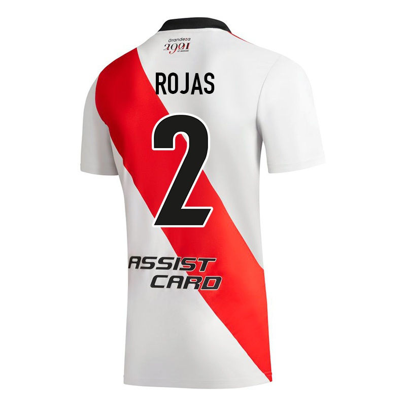 Niño Camiseta Robert Rojas #2 Blanco 1ª Equipación 2021/22 La Camisa