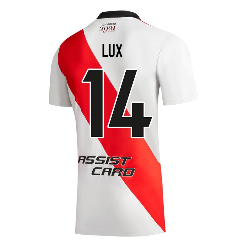 Niño Camiseta German Lux #14 Blanco 1ª Equipación 2021/22 La Camisa